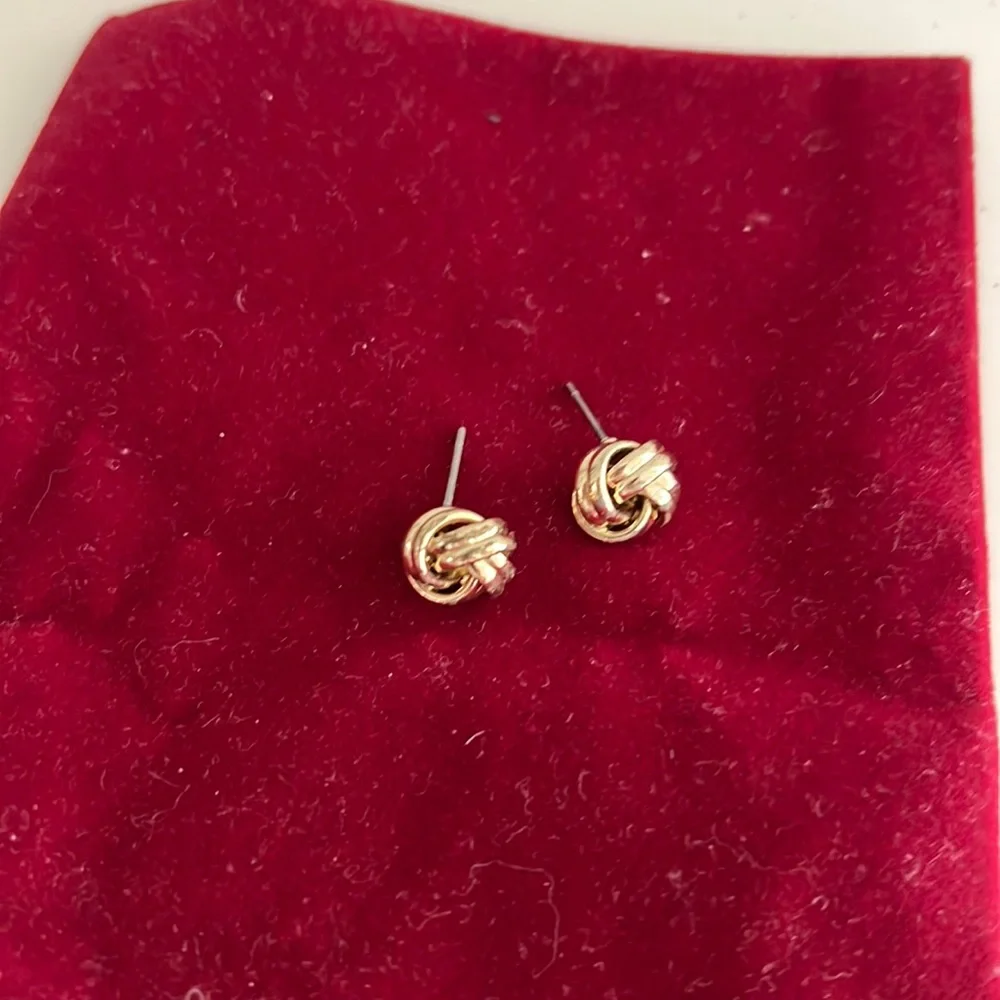 Boutique Gold Coloured Stud Earrings - Picture 5 of 10